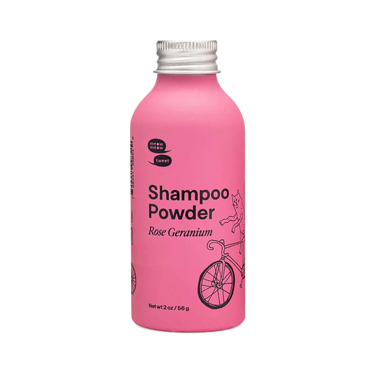 Meow Meow Tweet Rose Geranium Shampoo Powder