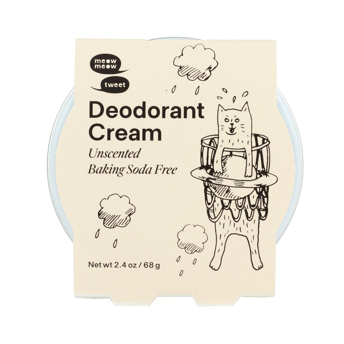 Meow Meow Tweet Deodorant Cream