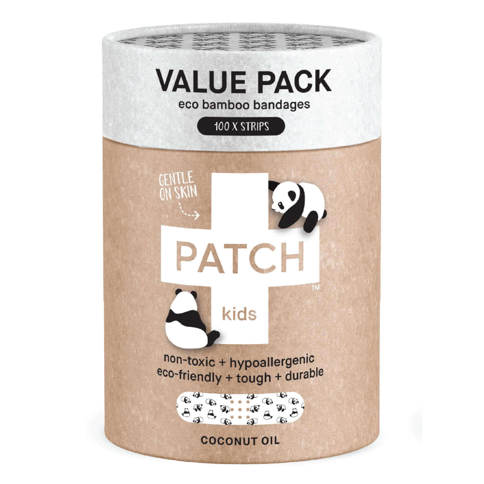 Patch Bamboo Adhesive Bandages Value Pack Coconut Oil