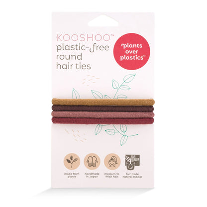 Round Hair Ties Warm Earth