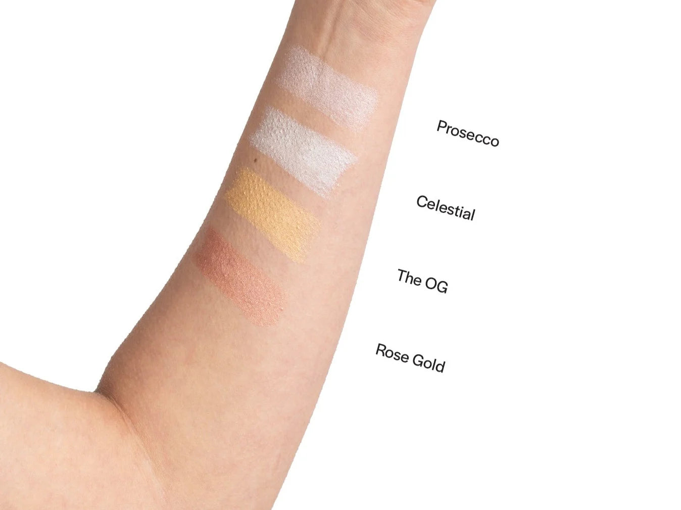 auN All Glowing Creme Highlighter swatch