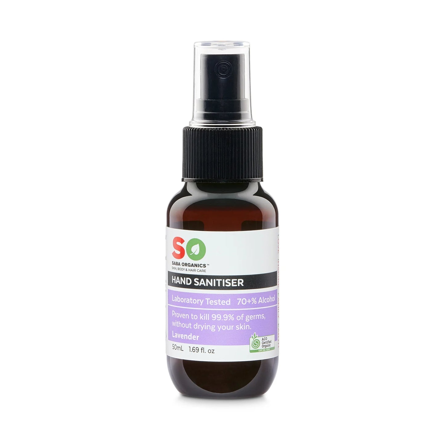 Saba Organics Hand Sanitiser Lavender