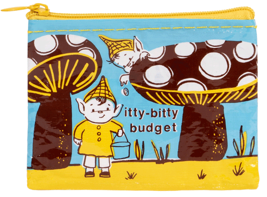 TVS Blue Q Itty Bitty Budget Coin Purse