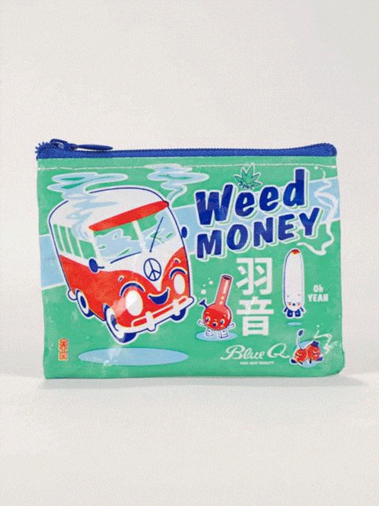 TVS Blue Q Weed Money Coin Purse