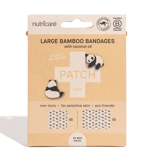 Large Bamboo Bandages Coconut Oil