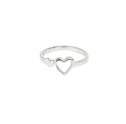 TVS Purpose Miracle Heart Ring Silver