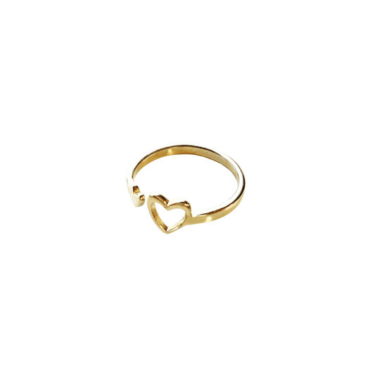 TVS Purpose Miracle Heart Ring Brass