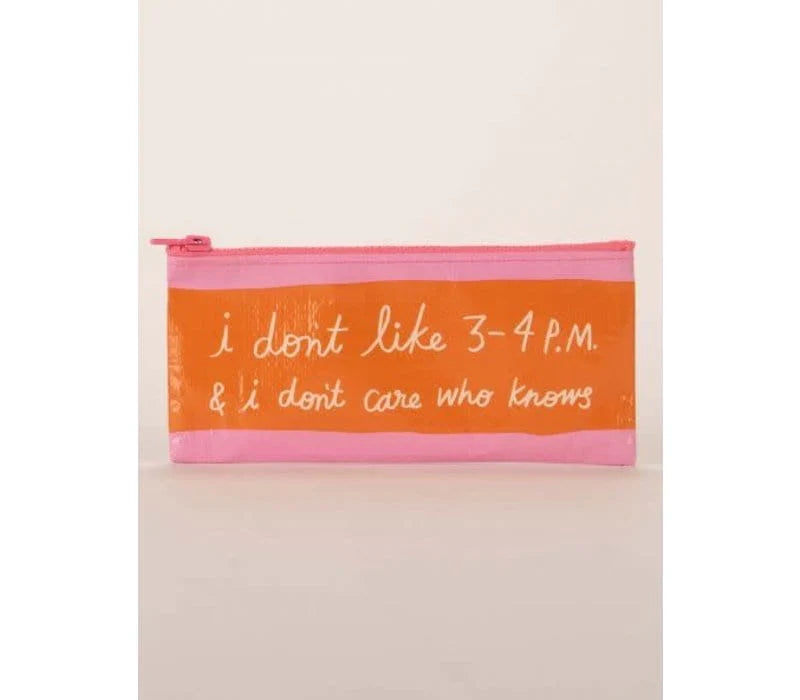 Blue Q I Don't Like 3-4pm Pencil Case