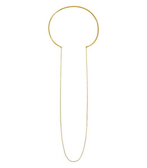 The-V-Spot_Aveline-Necklace-Brass_Purpose