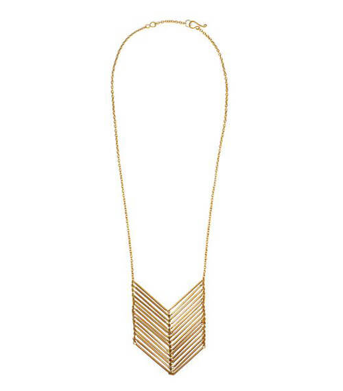 The-V-Spot_Chevron-Necklace-Brass_Purpose