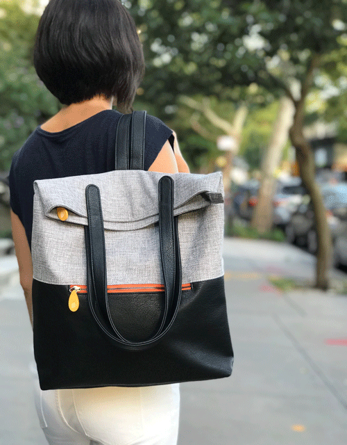 Greenpoint 2-in-1 Backpack Navy and Black by Canopy Verde