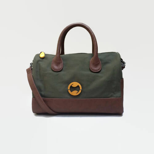 Heights Shoulder Bag Indigo and Gunmetal by Canopy Verde