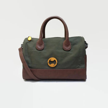 Heights Shoulder Bag Indigo and Gunmetal by Canopy Verde
