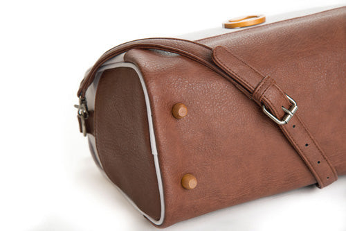 Heights Shoulder Bag Indigo and Gunmetal by Canopy Verde