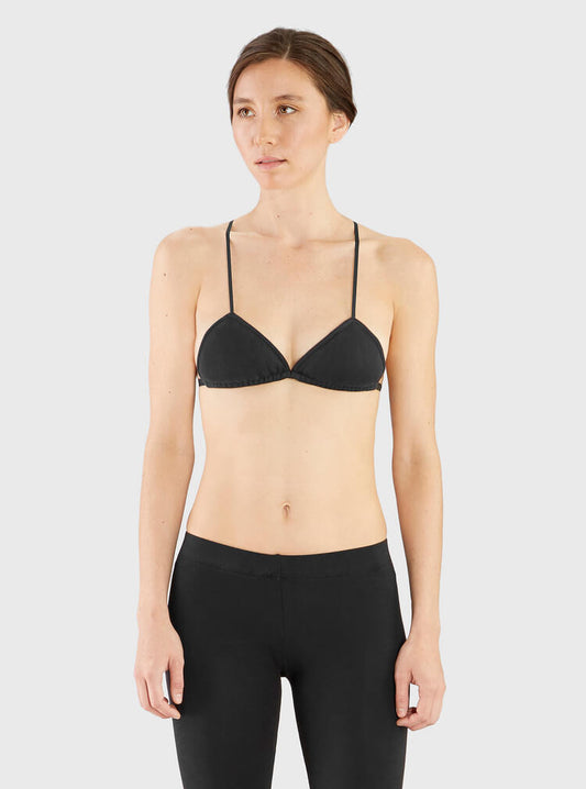 The V Spot_Racerback Bralette Black_Miakoda