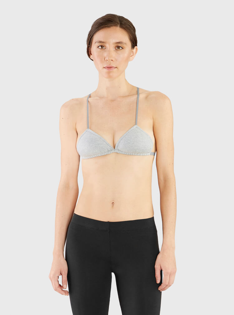 The V Spot_Racerback Bralette Grey_Miakoda