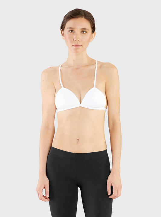 The V Spot_Racerback Bralette White_Miakoda