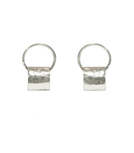 The V Spot_Revel Earrings Silver_Purpose