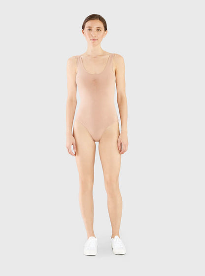 The V Spot_Ruched Bodysuit Nude_Miakoda