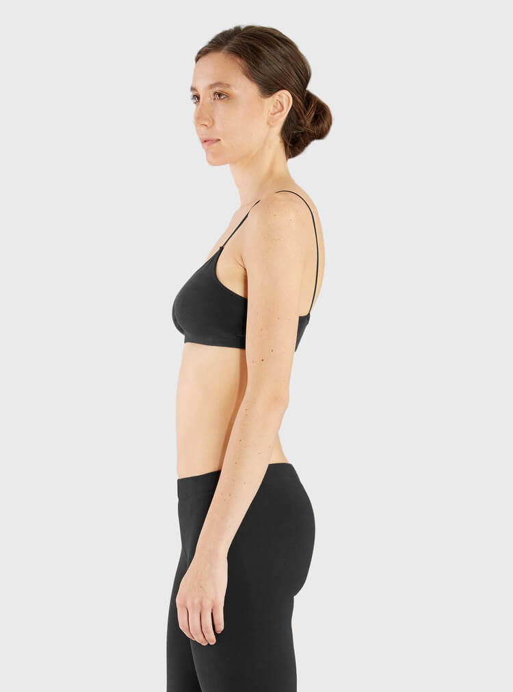 The V Spot_Ruched Bralette Black 1_Miakoda