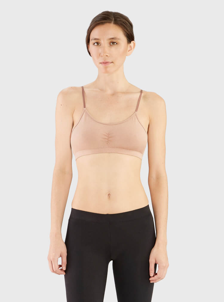 The V Spot_Ruched Bralette Nude_Miakoda