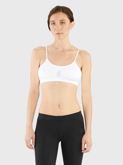 The V Spot_Ruched Bralette White_Miakoda