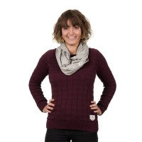 Square Jumper Ladies Grey