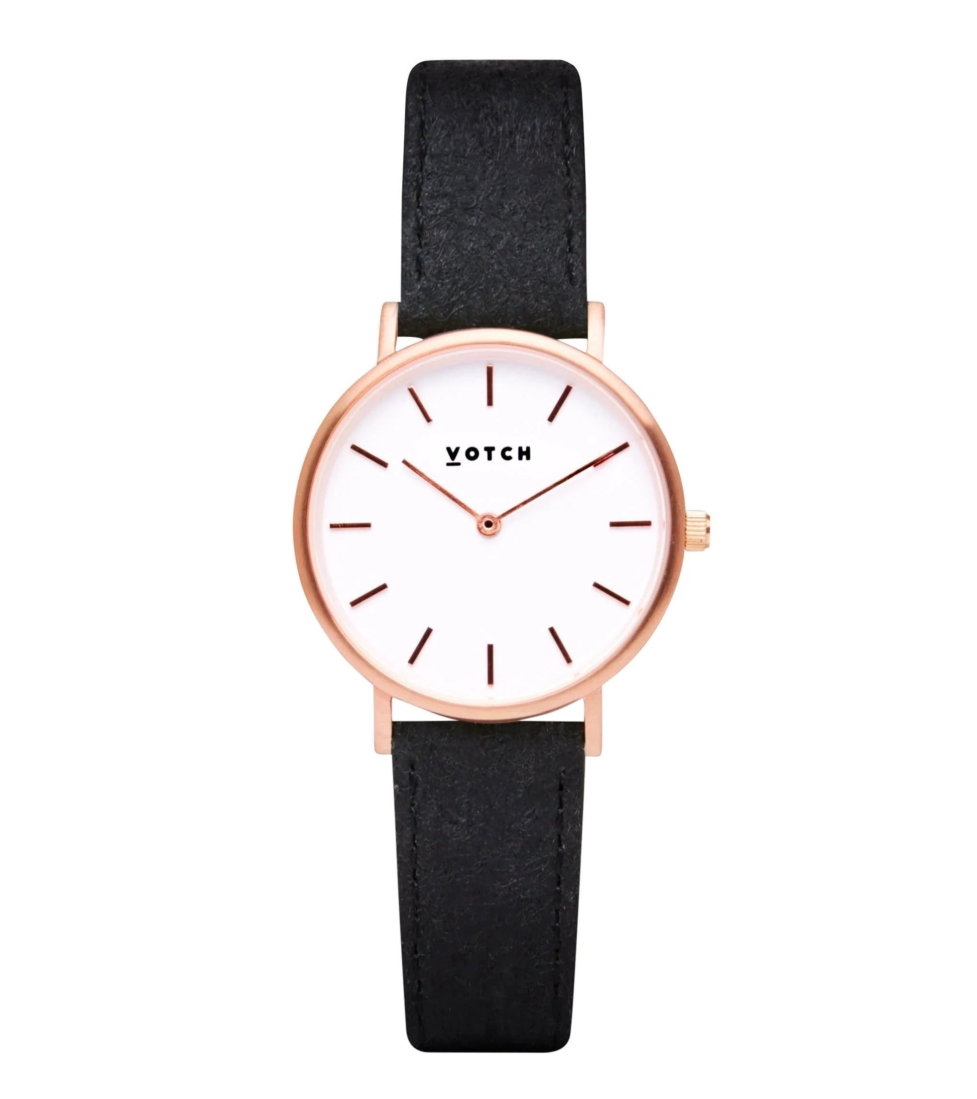 Votch Black and Rose Gold Pinatex Petite