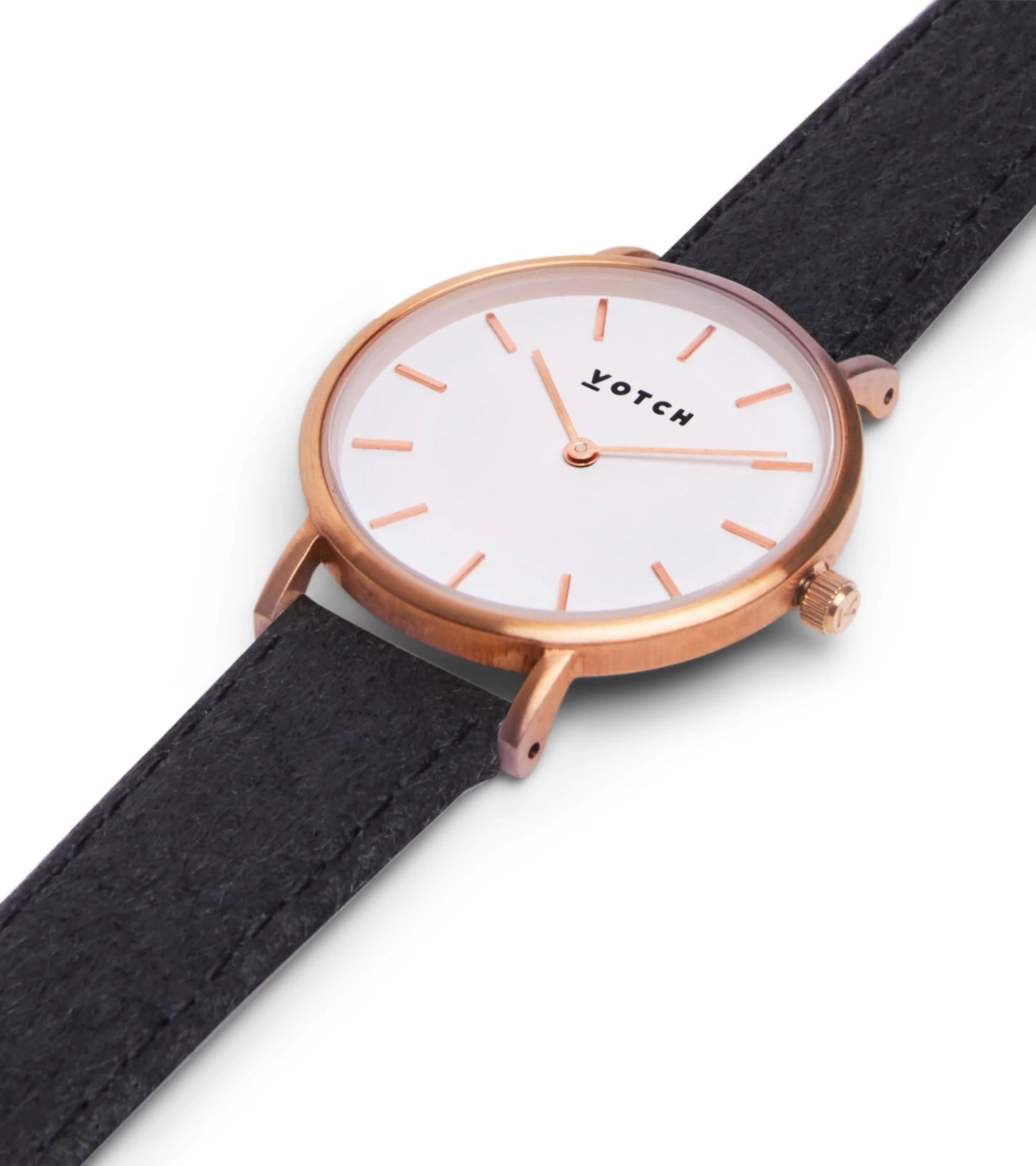 Votch Black and Rose Gold Pinatex Petite