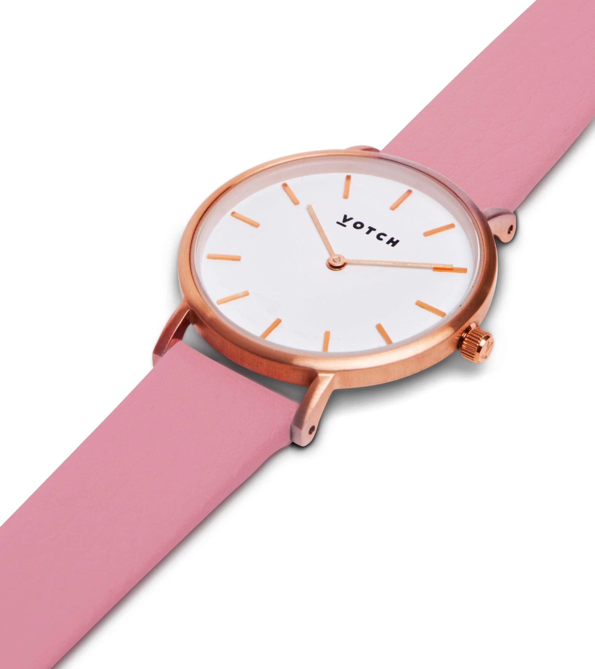 Votch Flamingo Pink and Rose Gold Petite 33mm