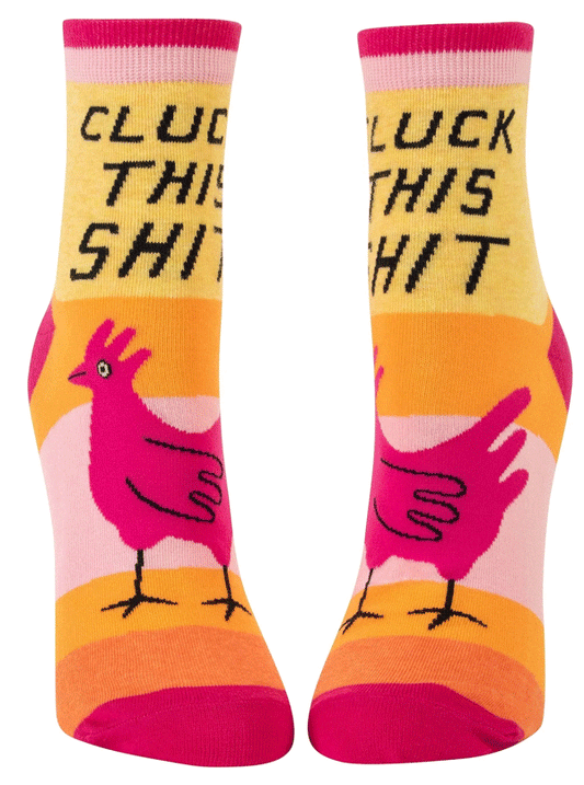Blue Q Cluck This Shit Ankle Socks
